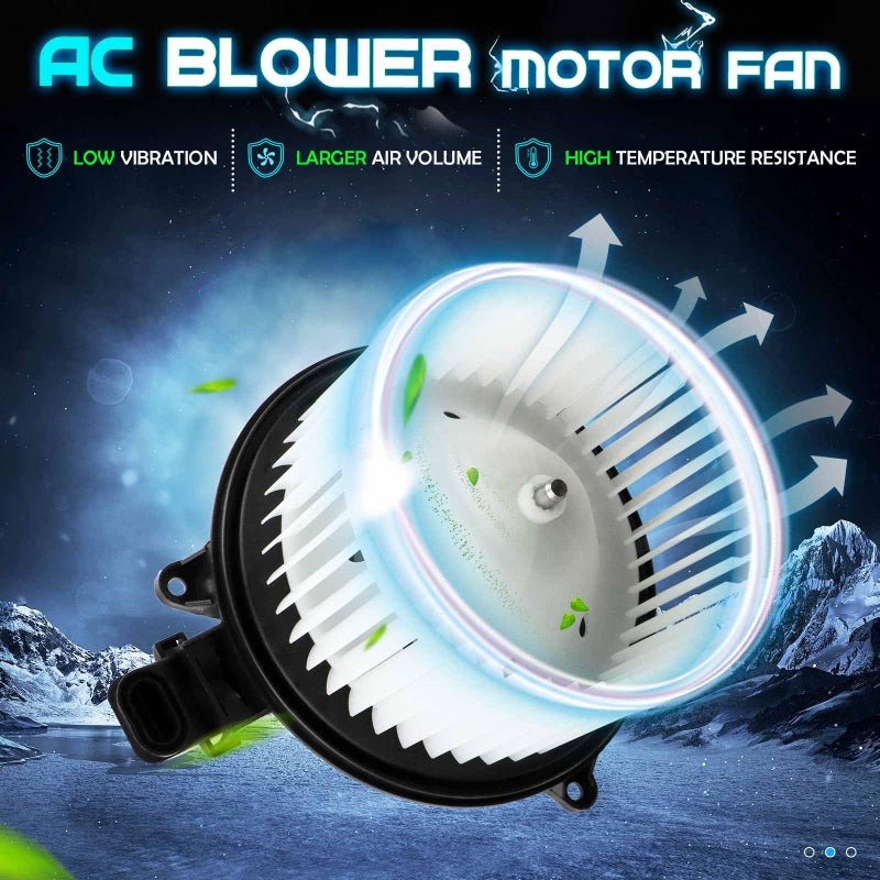 ILONPA ABS Heater Blower Motor Fan Fits for 2009-2017 Ford Expedition /2009-2014 Ford F-150/2009-2014 Lincoln Navigator CL1Z 19805 A 700237 CL1Z19805A 615-00200 FO3126130 - Image 2